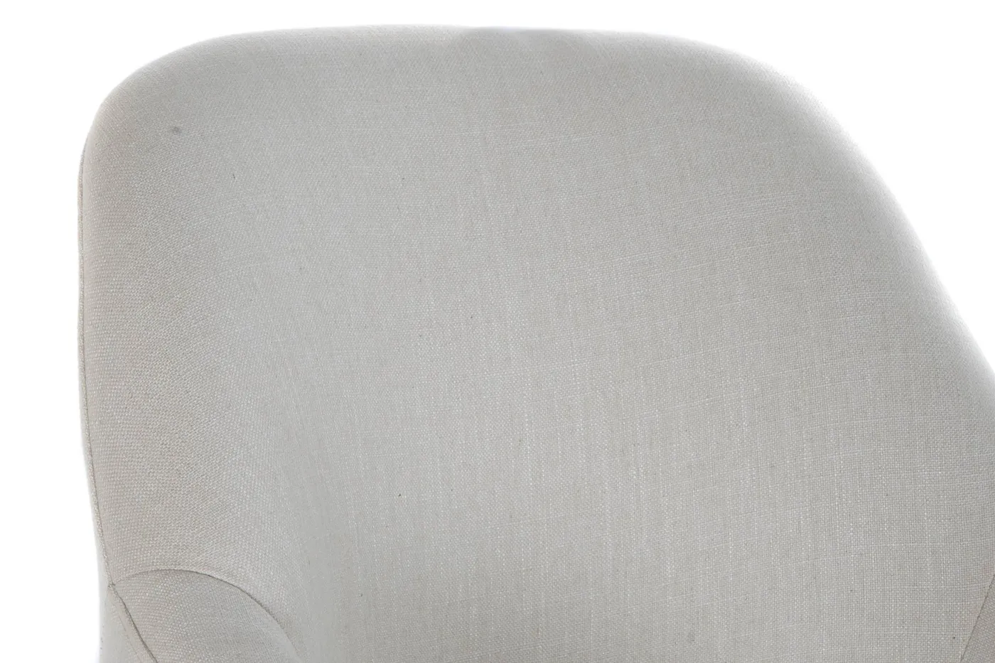 Fauteuil en polyester et hévéa beige — Photo 2