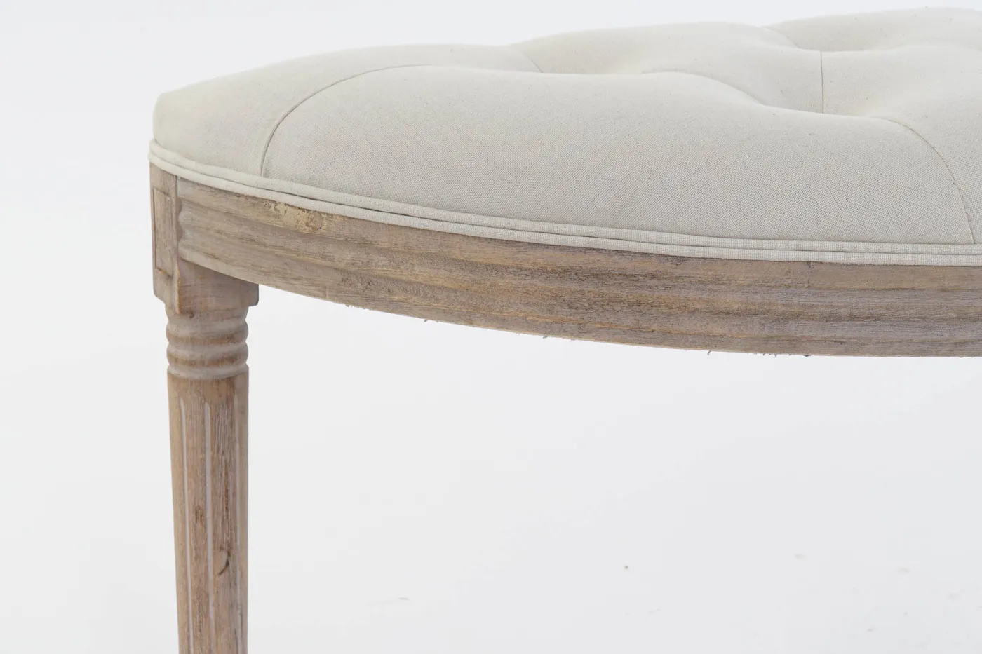 Polyester rubberwood shoe bench — Photo 2