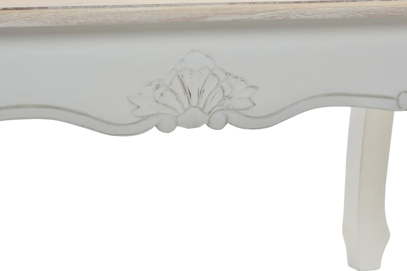Fir side table – natural / white — Photo 2