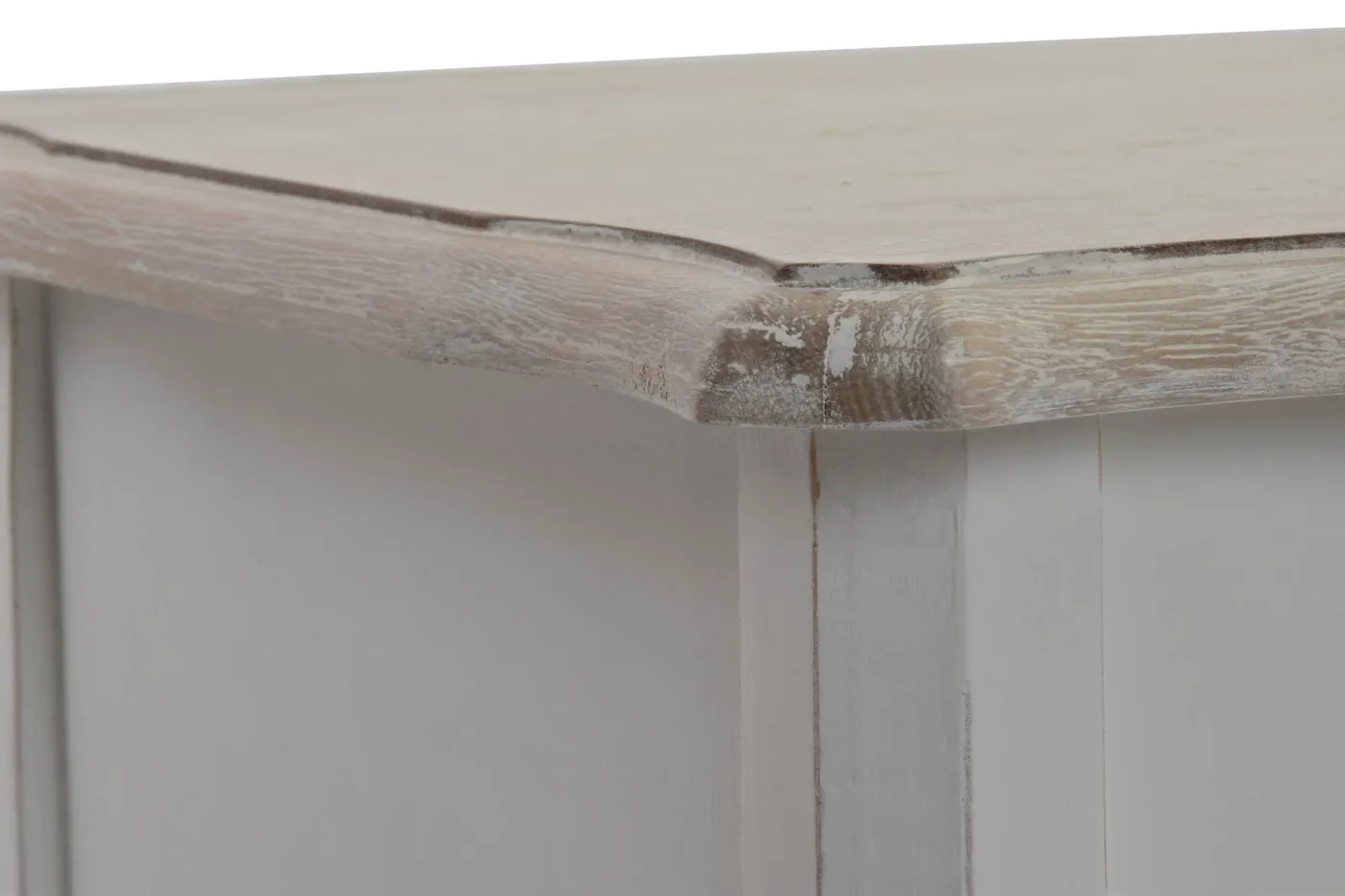 Set van 2 – bijzettafel van vurenhout naturel — Foto 2