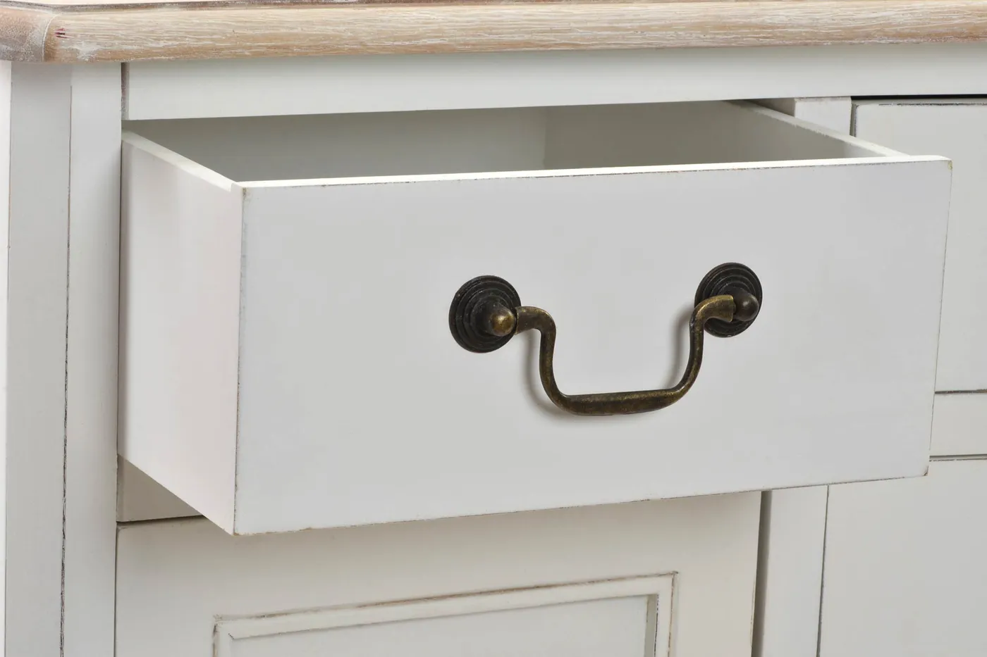 Fir sideboard – natural / white — Photo 2