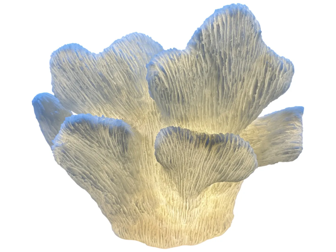 Coral sandstone table lamp – ecru — Photo 2