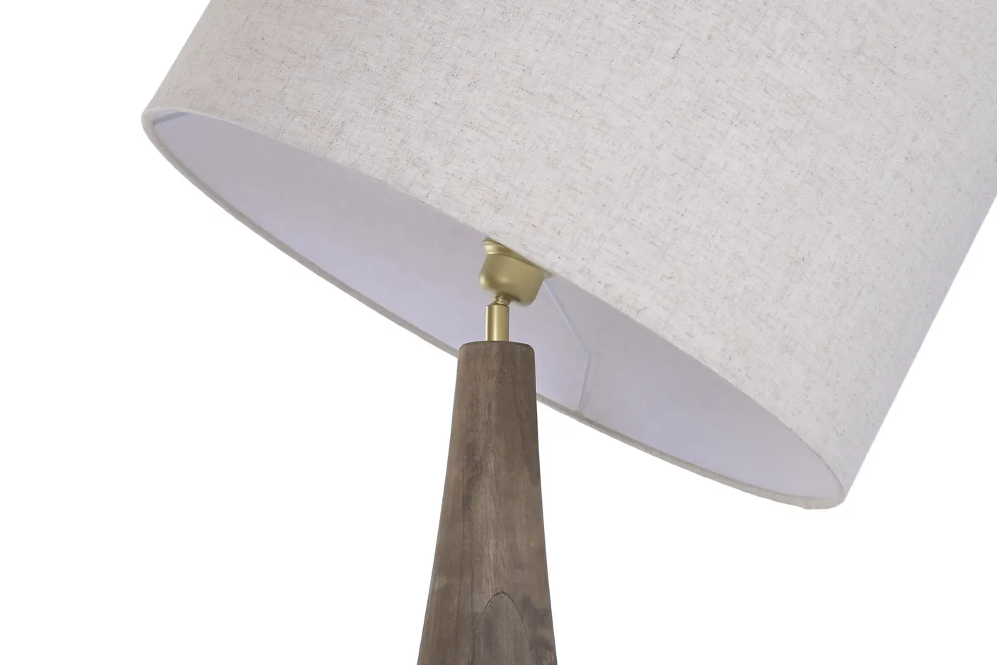 Lampadaire en manguier et lin — Photo 2