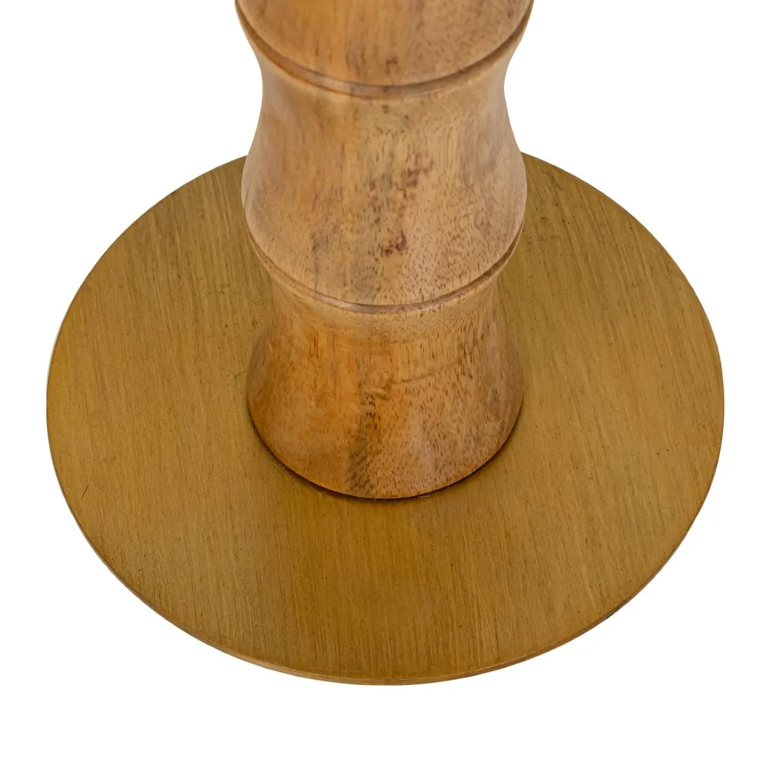 Bamboo jute floor lamp – natural / brown — Photo 2