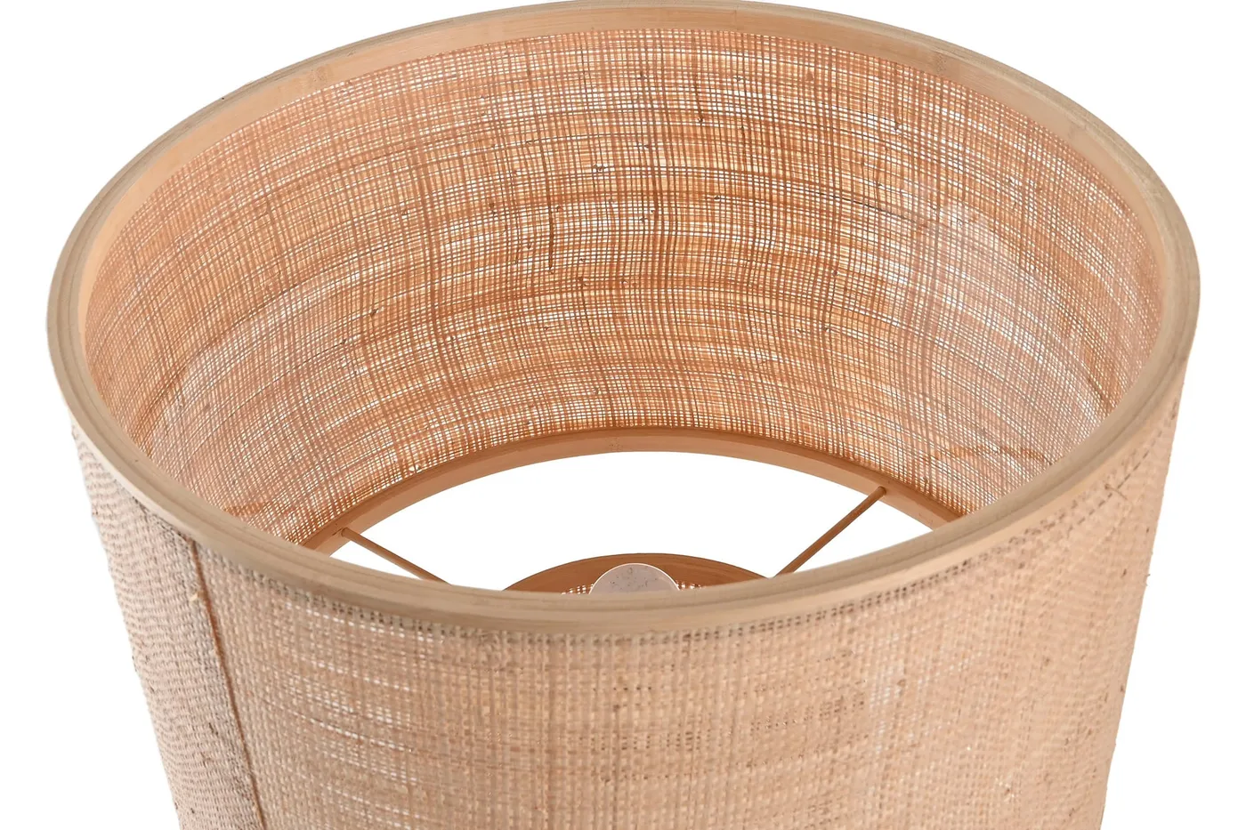 Bamboo table lamp – natural / brown — Photo 2