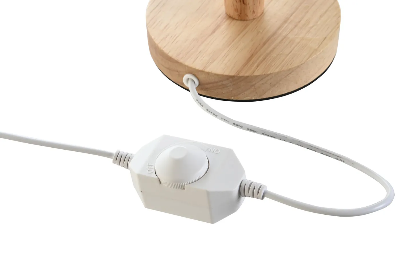 Polyethylene wood table lamp — Photo 2