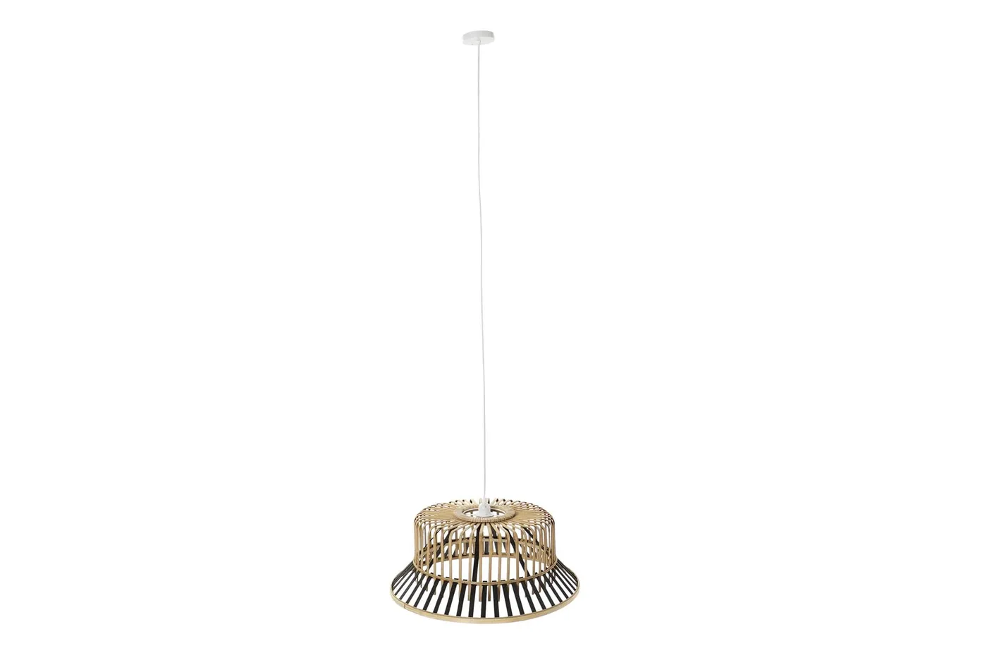Hanglamp van bamboe naturel / bruin — Foto 2