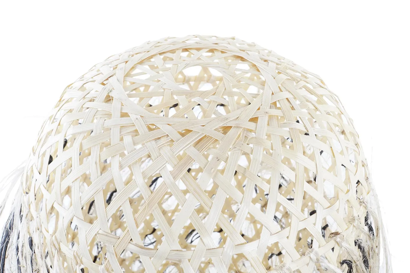Bamboo lampshade – natural / brown — Photo 2