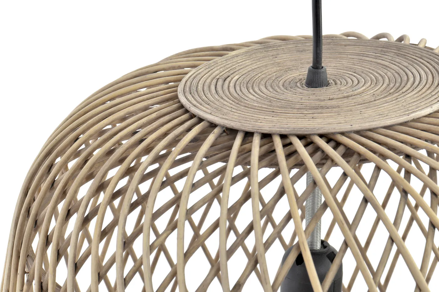 Hanglamp van rotan naturel / bruin / licht — Foto 2