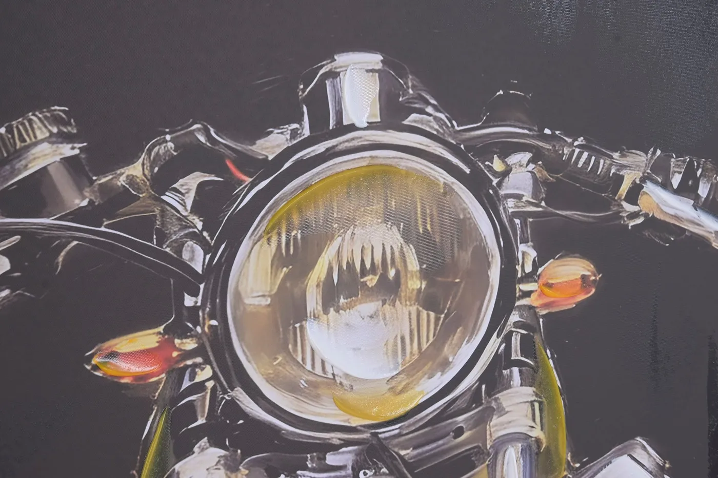 Motorbike pine wall art canvas — Photo 2