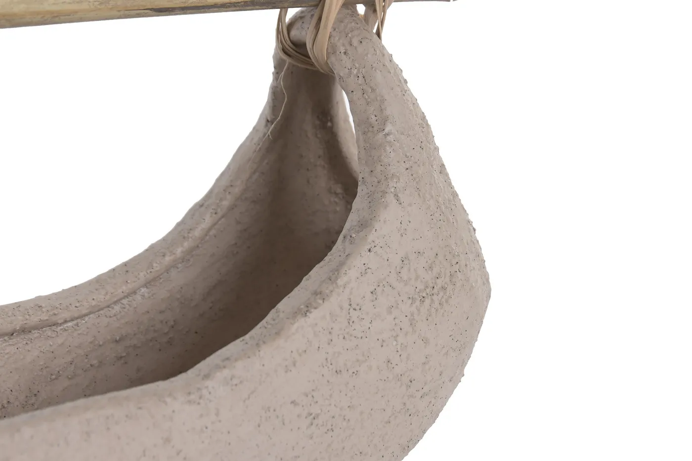 Mesa de terracota y bambú beige — Foto 2