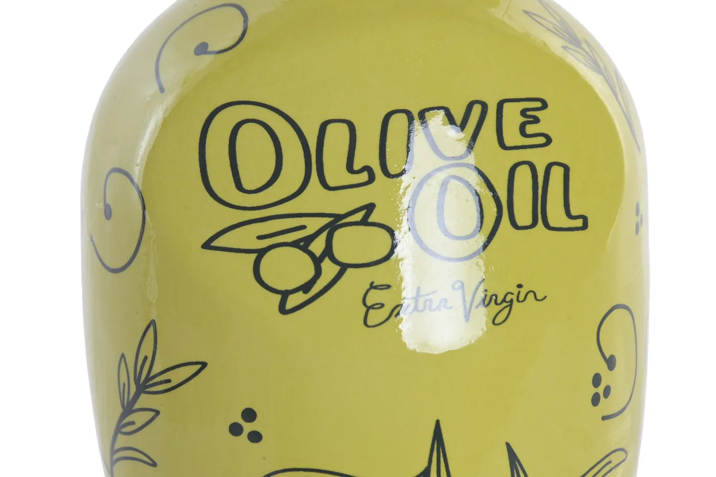 Vase en grès et olivier jaune — Photo 2