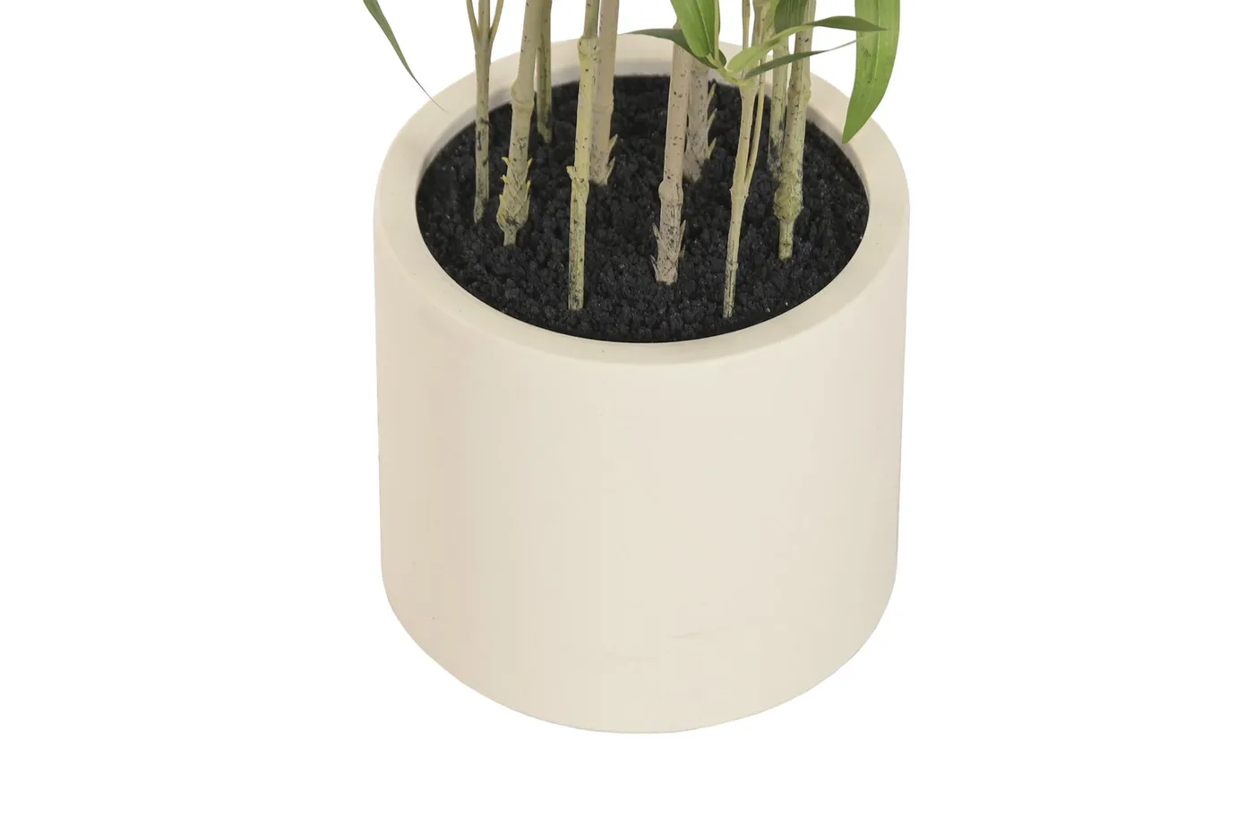 Polyester cement bamboo artificial tree – green — Photo 2