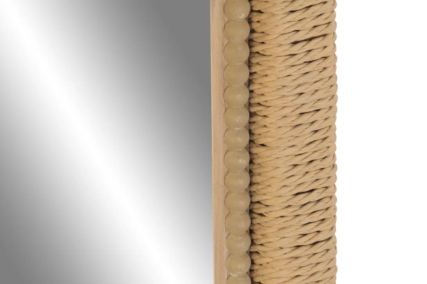 Espejo de ratán y MDF natural — Foto 2