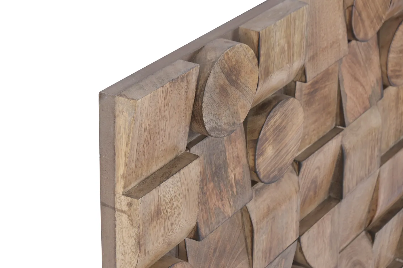 Mango wood wall decoration – natural — Photo 2