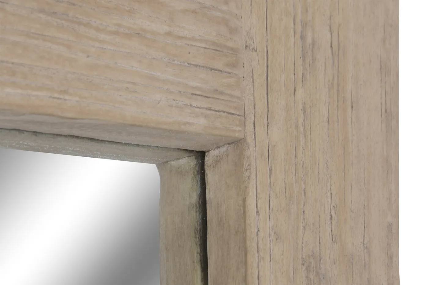 Solid elm mirror – natural — Photo 2