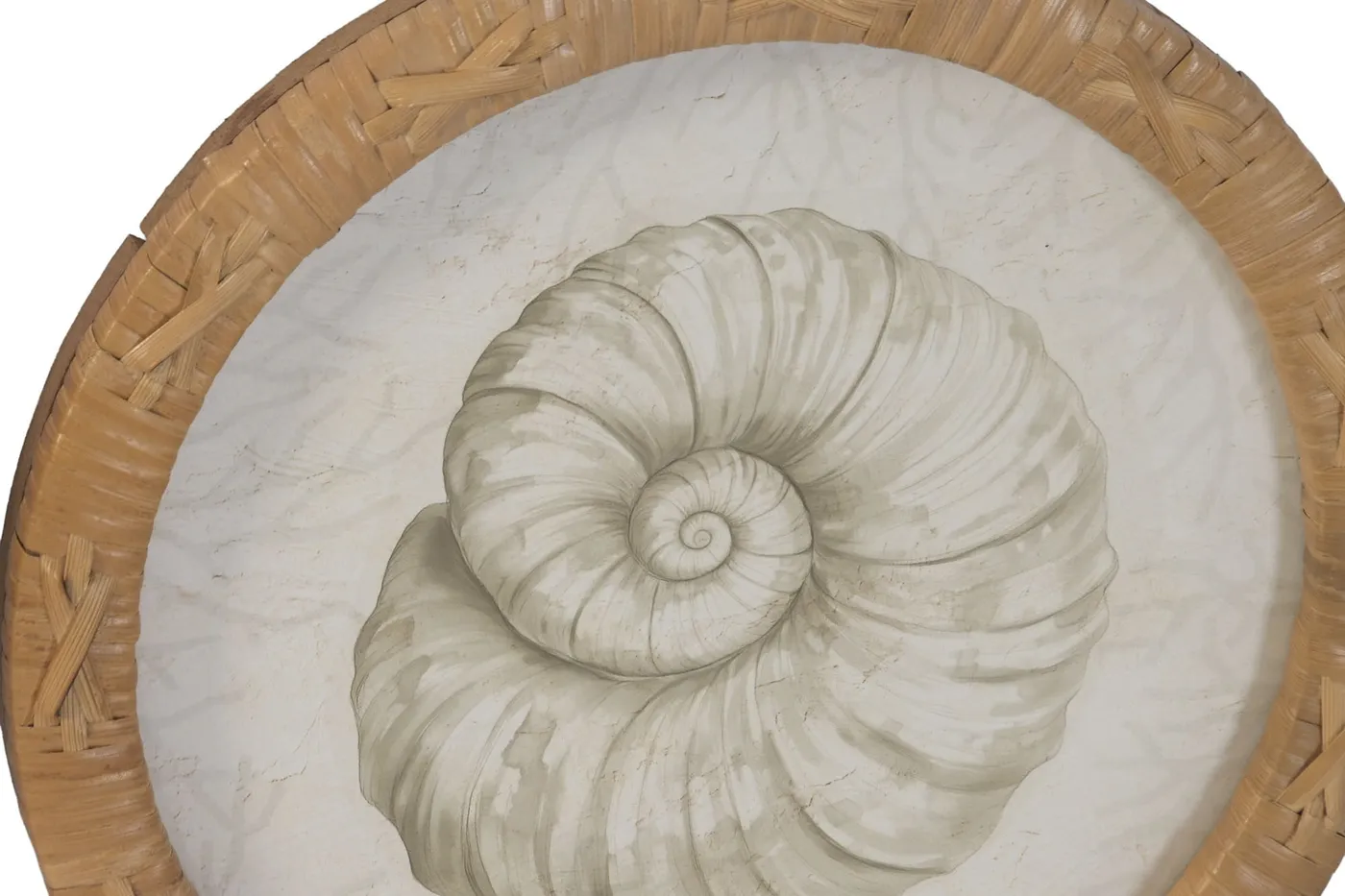 Glass rattan shell wall art (4 designs) — Photo 2
