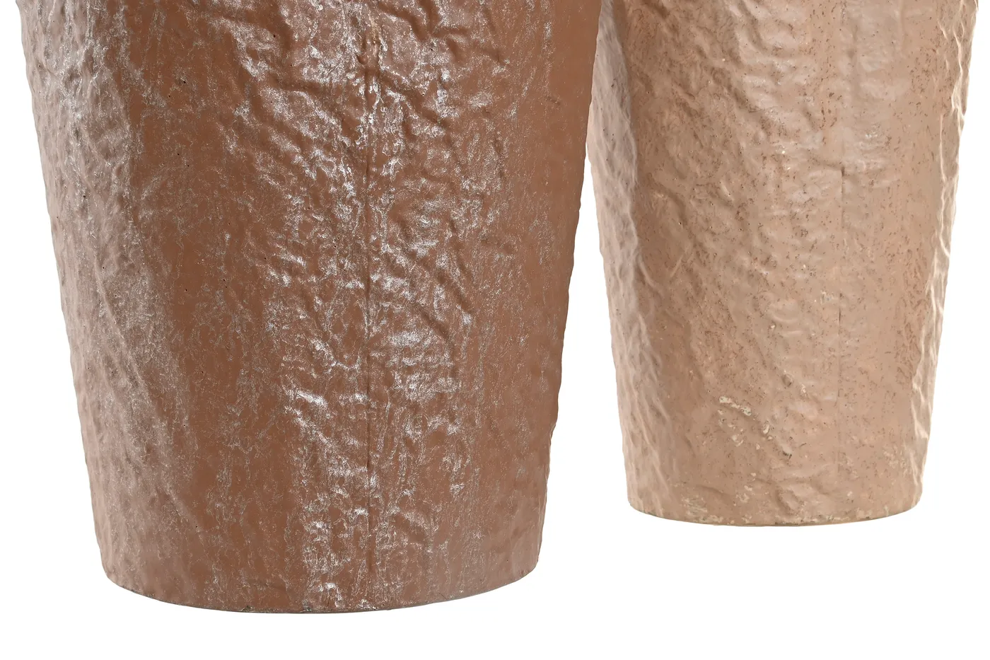 Set de 2 – jarrón de metal beige — Foto 2