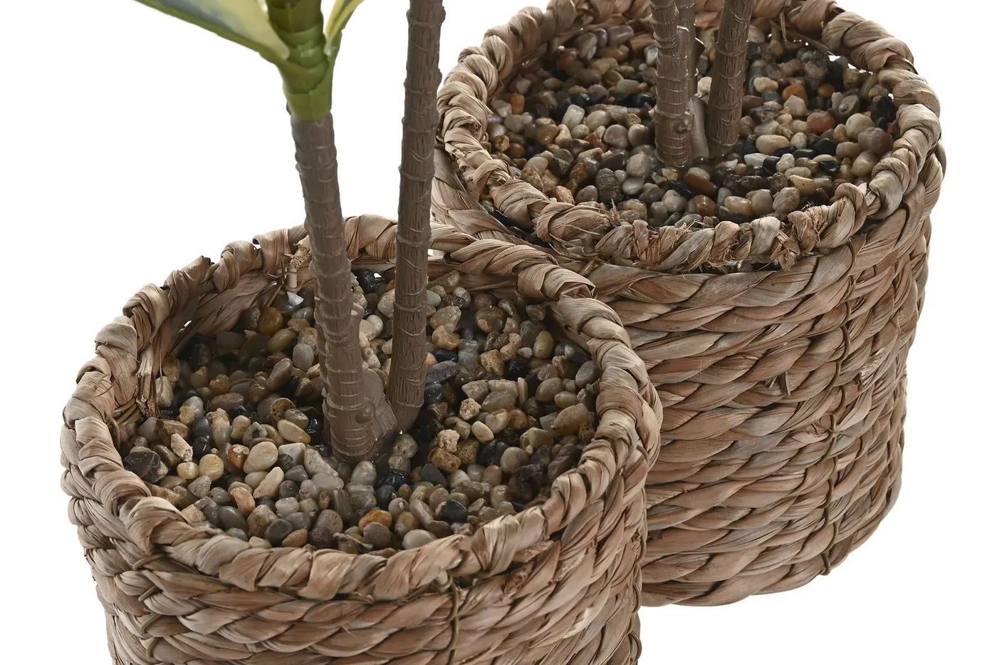 Plante artificielle en polyéthylène et fibre naturelle (2 modèles) — Photo 2