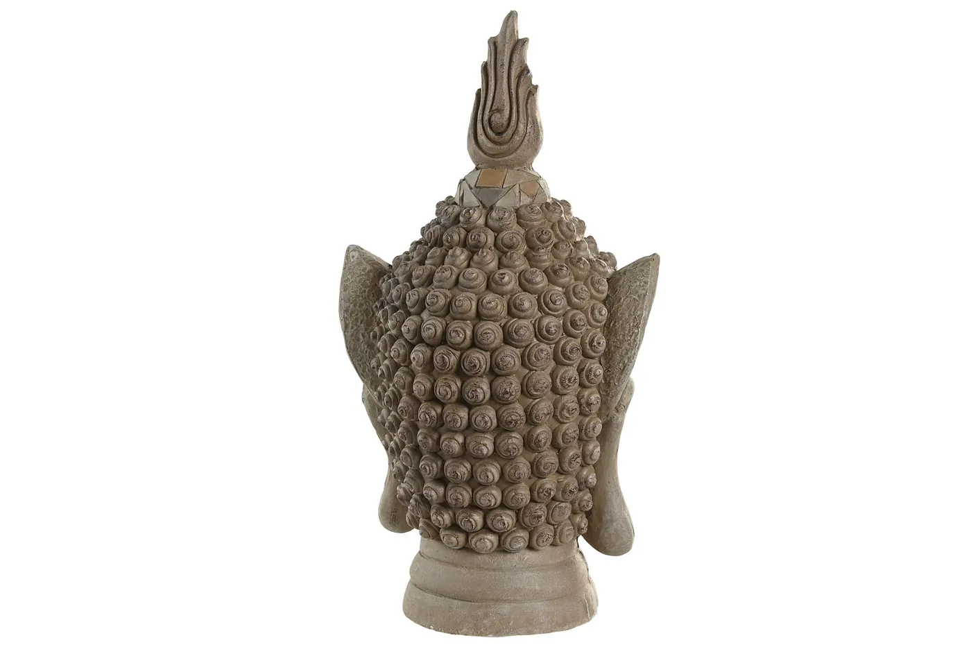 Figurine en magnésie, fibre naturelle et verre beige — Photo 2