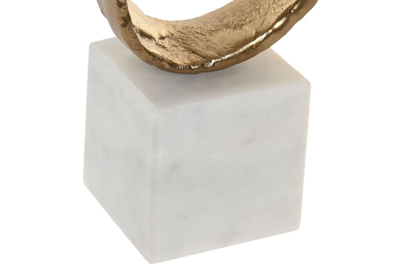 Aluminium marble decoration with circles – gold — Photo 2