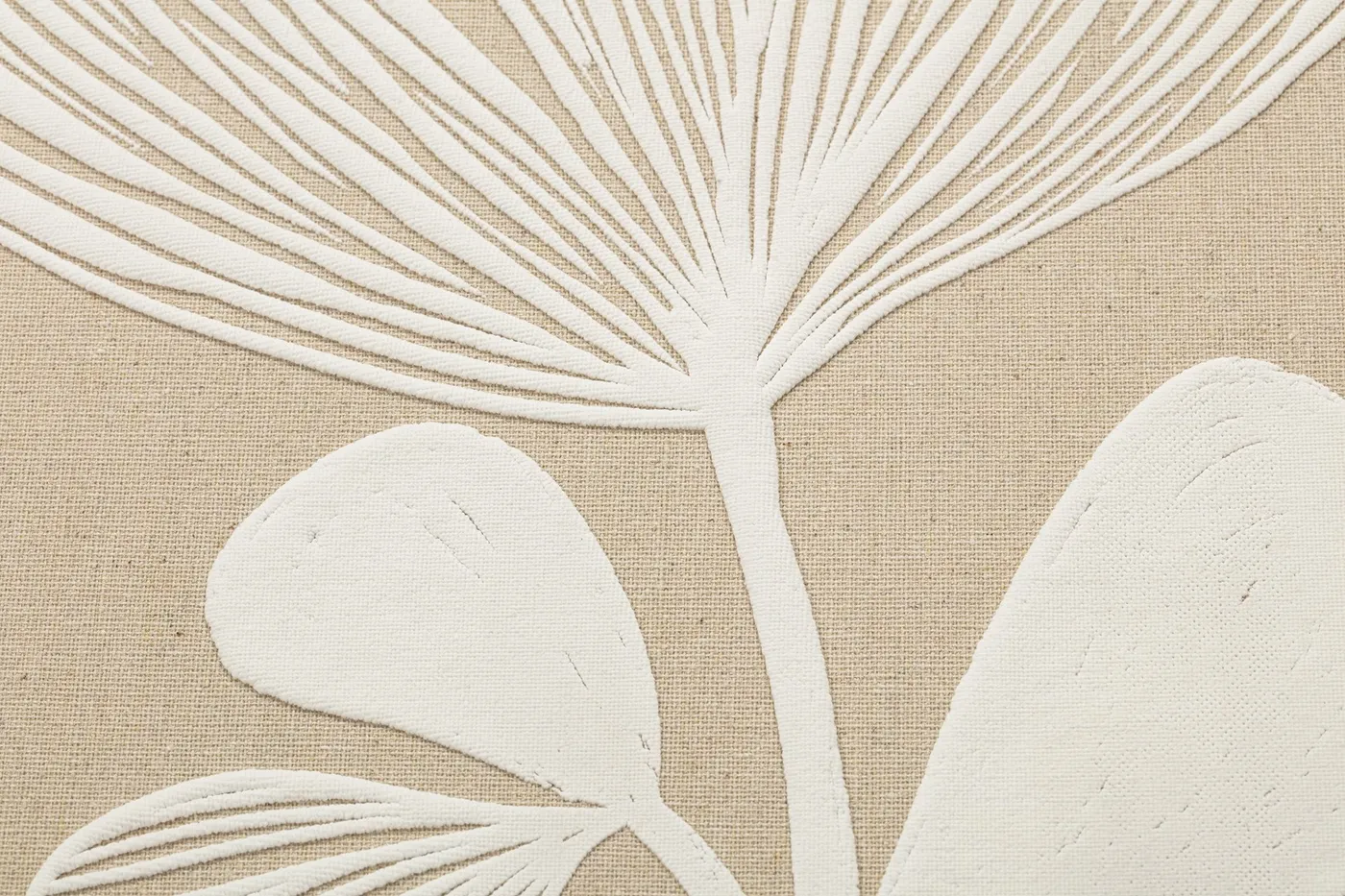Embossed linen polystyrene wall art artificial flower (2 designs) — Photo 2