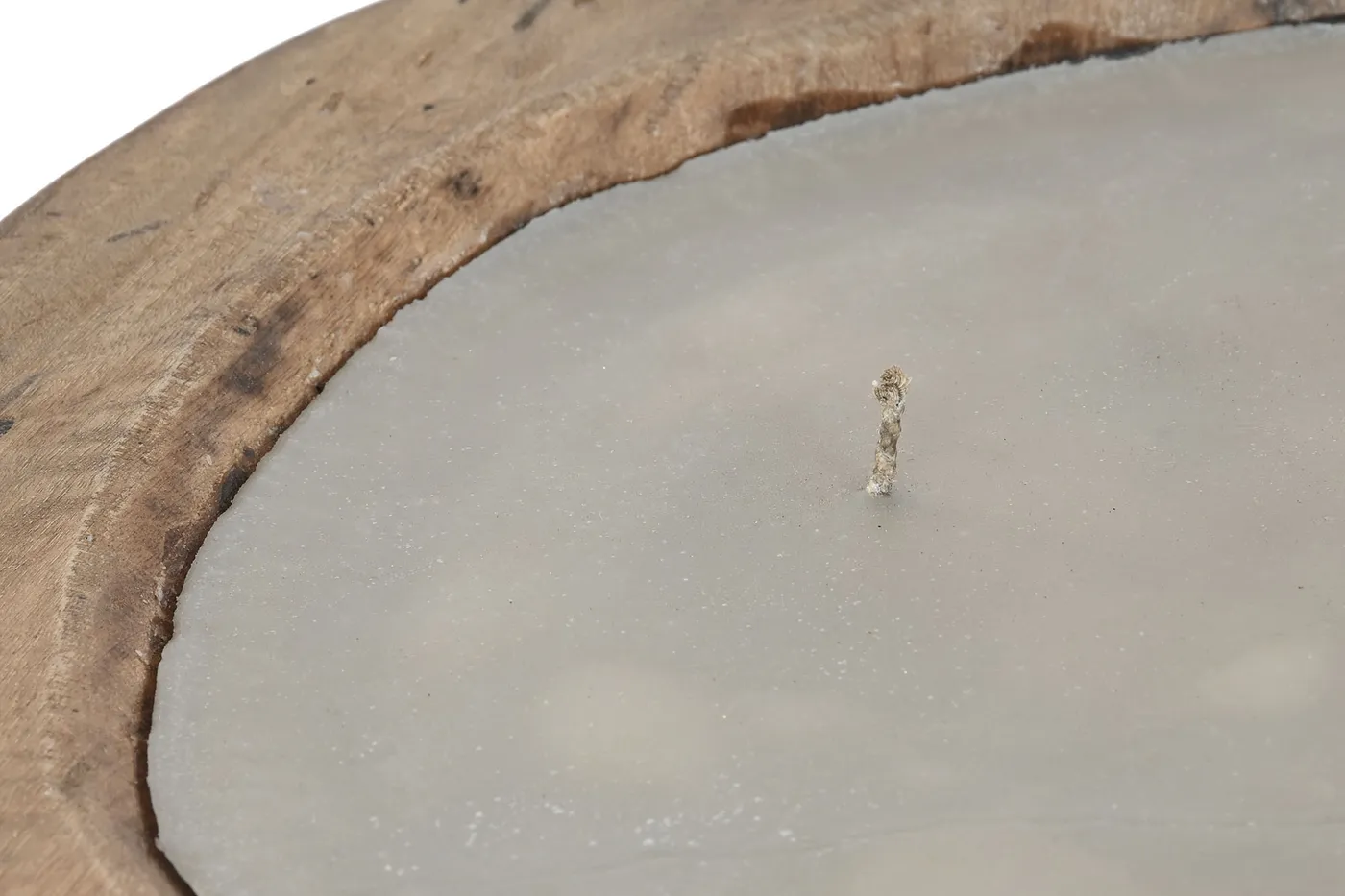 Velón soporte de madera y hierro — Foto 2