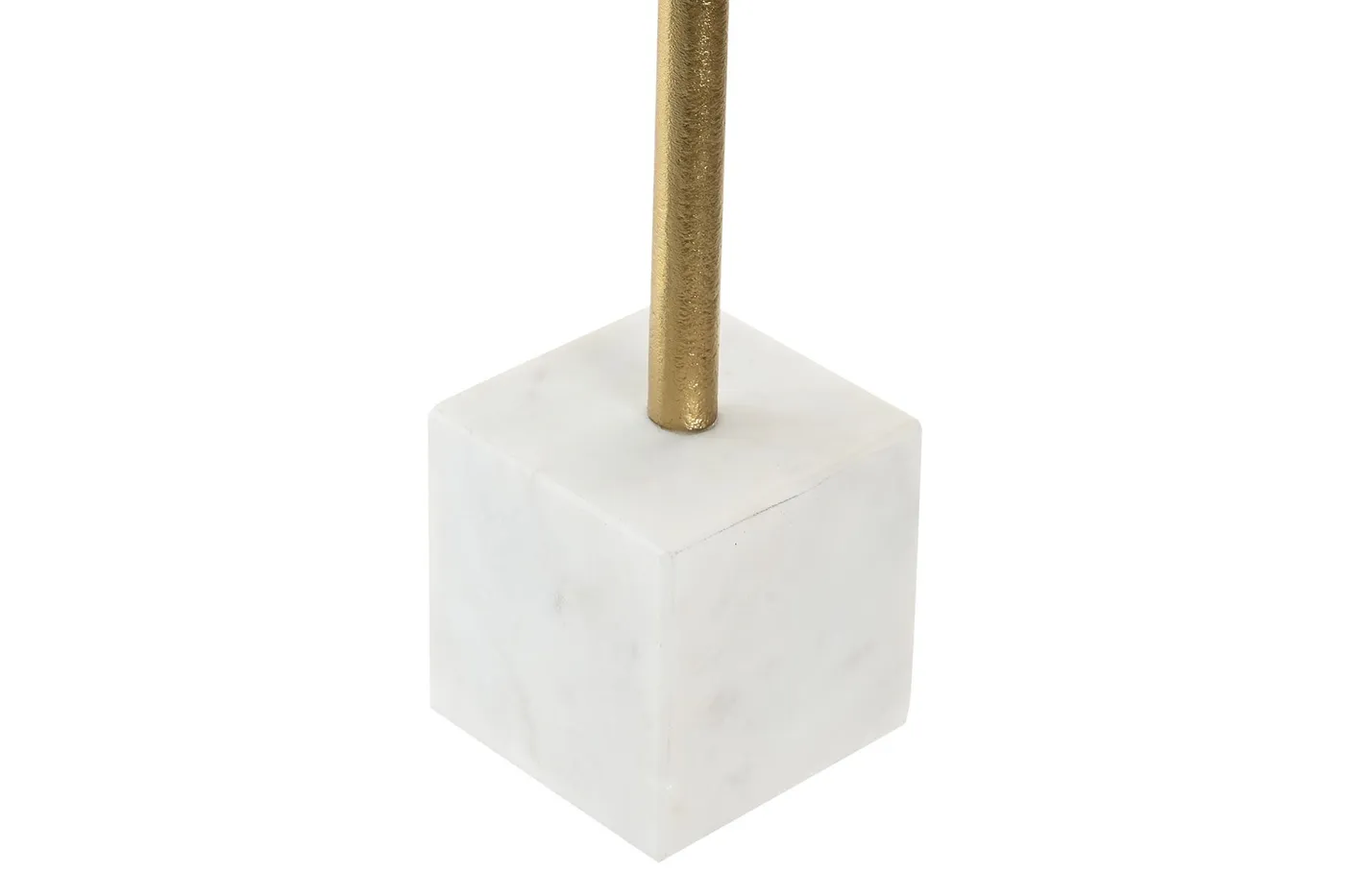 Leaf aluminium marble figure – gold — Photo 2