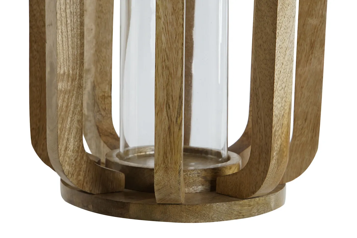 Bougeoir en manguier et verre naturel — Photo 2