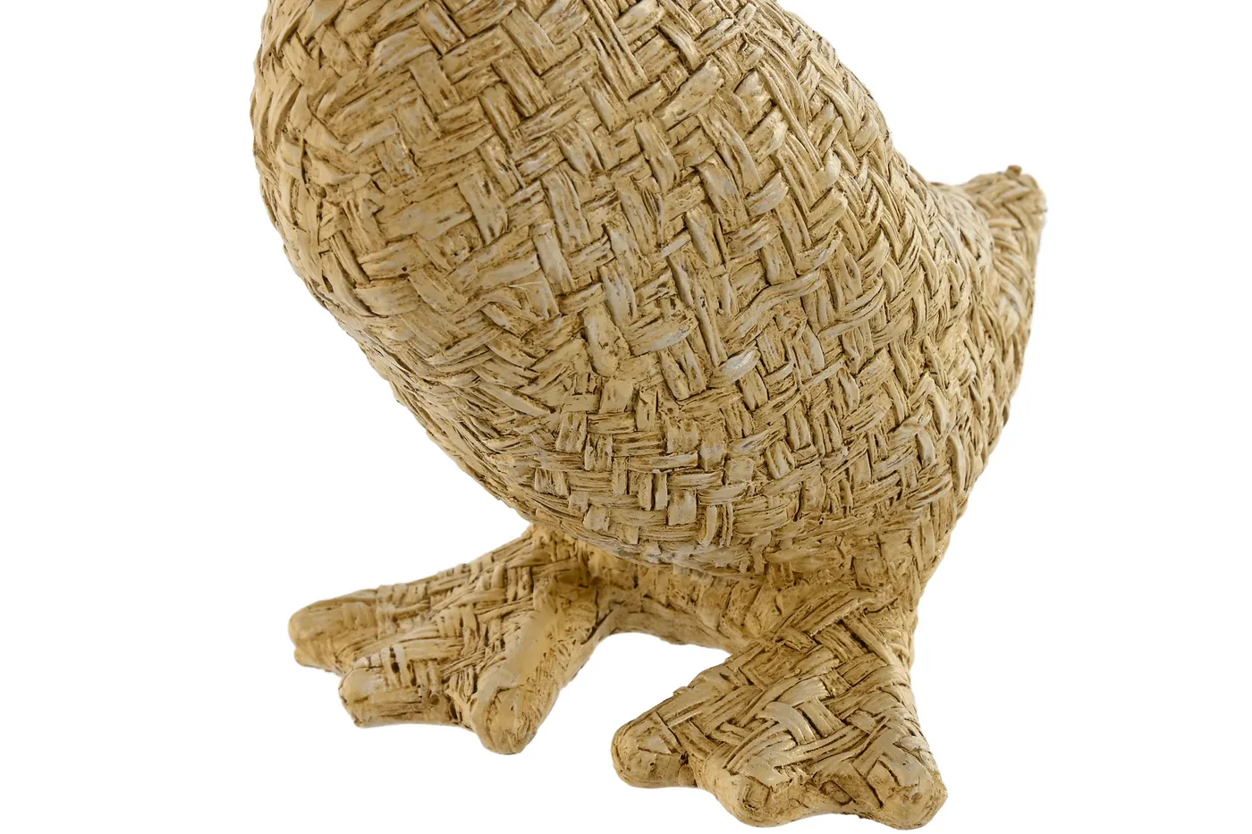 Figura pato de resina beige — Foto 2