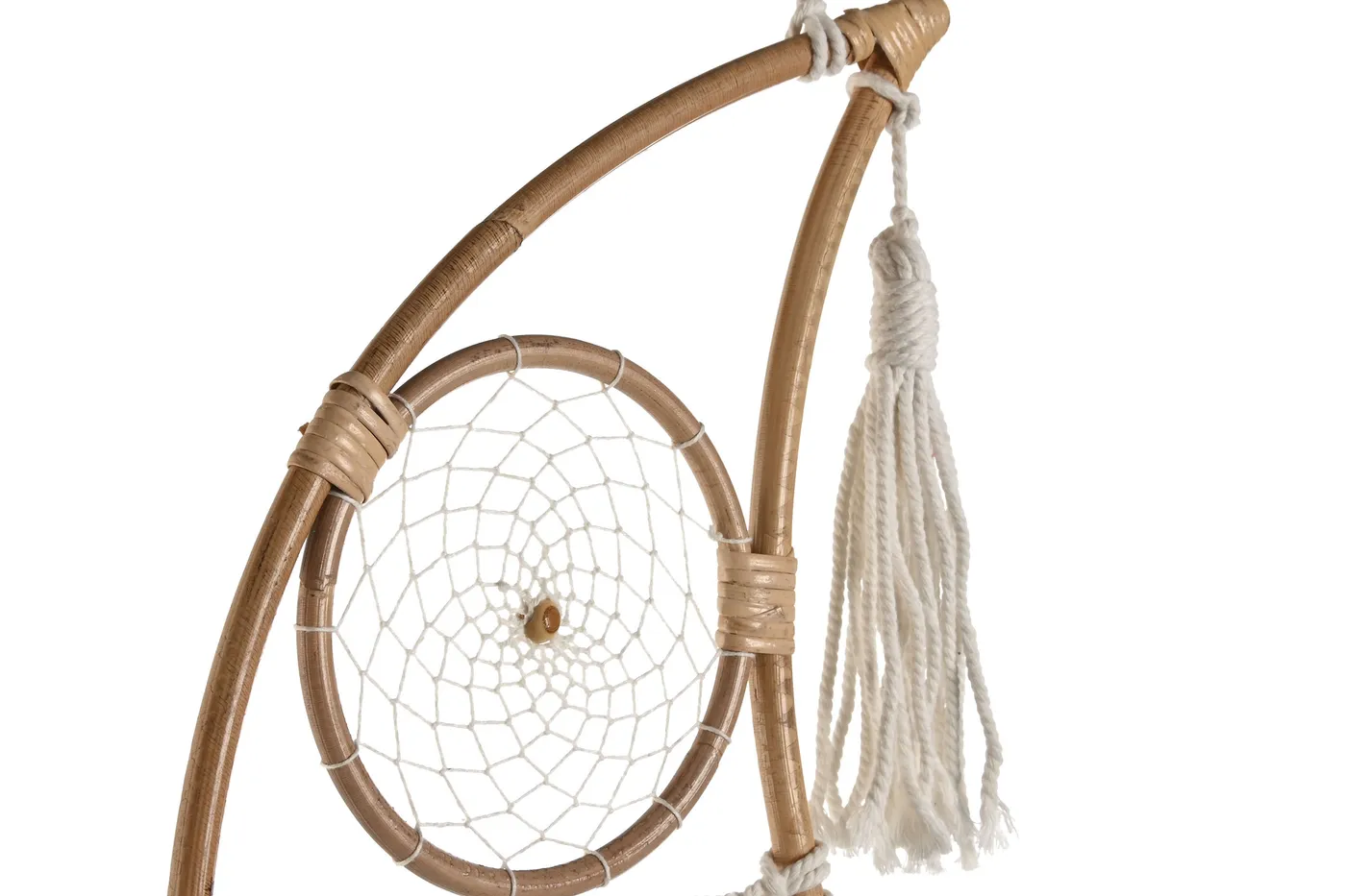 Moon macramé cotton rattan dreamcatcher — Photo 2