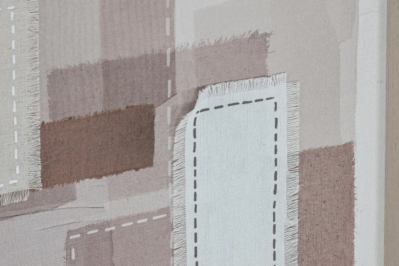 Tableau toile abstrait 3D en lin (2 modèles) — Photo 2
