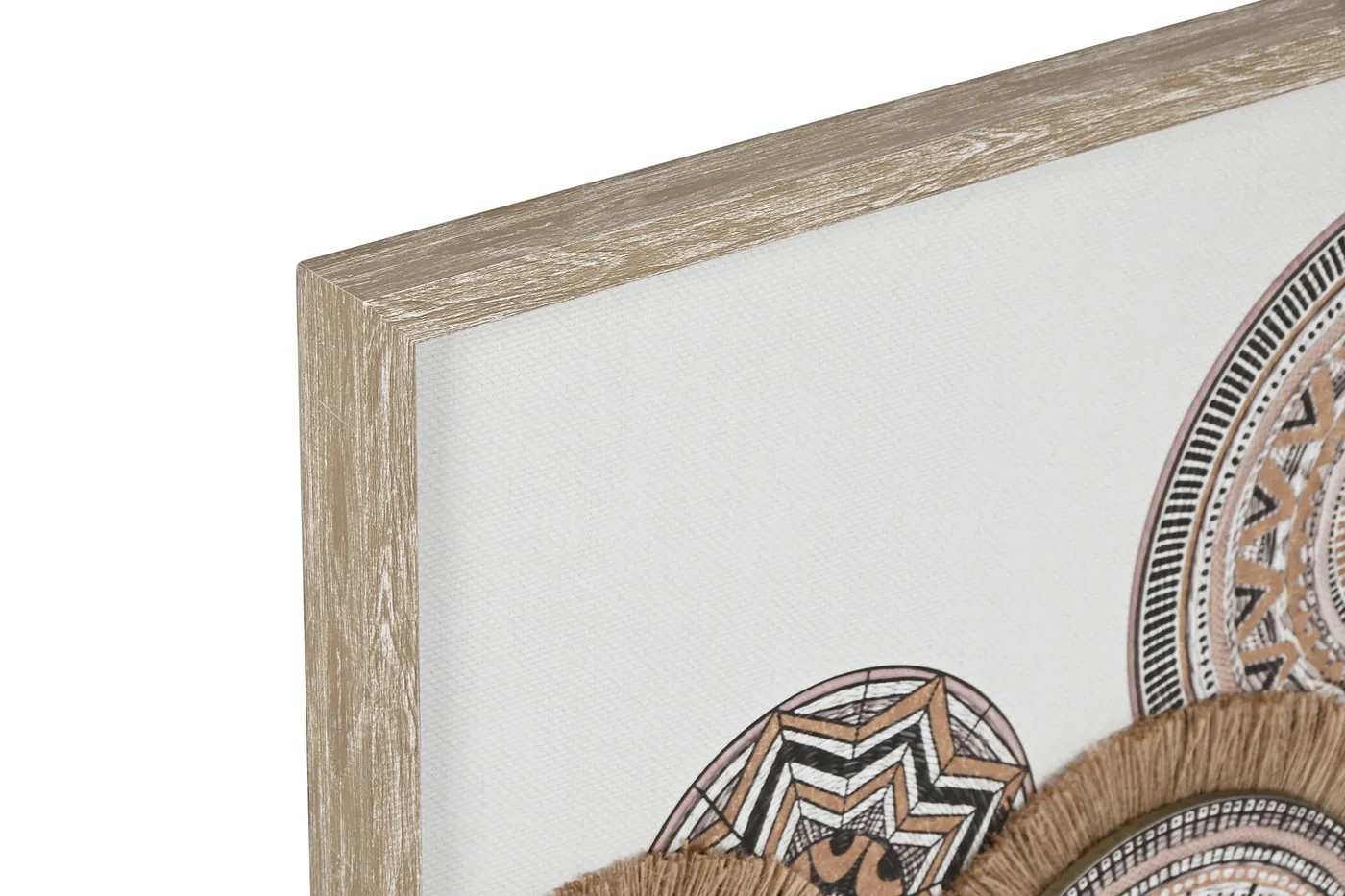 Cuadro lienzo boho 3D de yute (2 modelos) — Foto 2