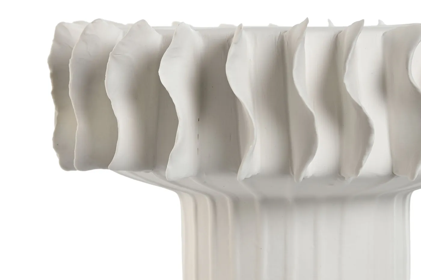 Waves handmade ceramic table — Photo 2