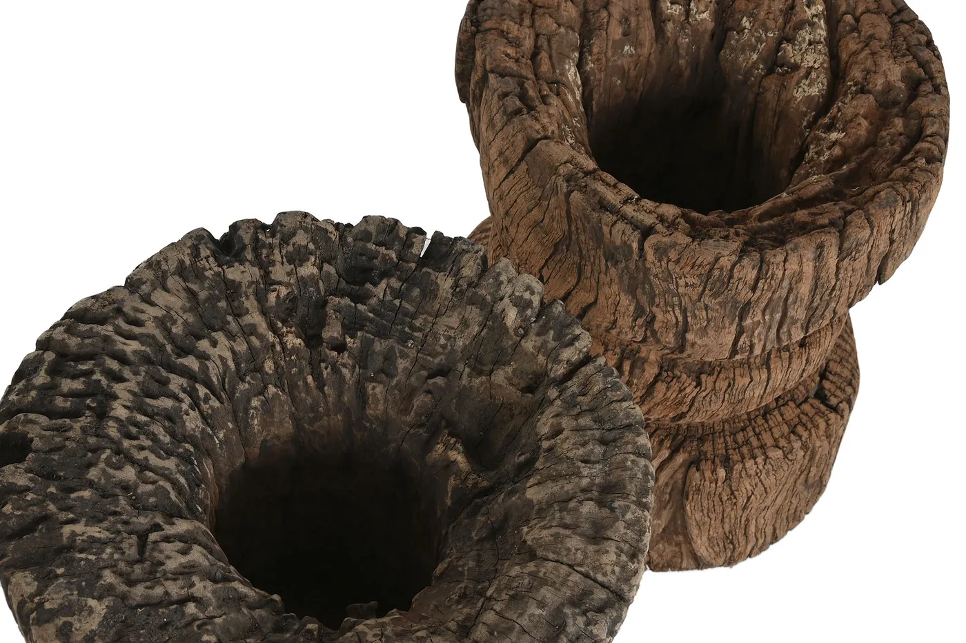 Uniek stuk sculptuur van hout en ijzer — Foto 2