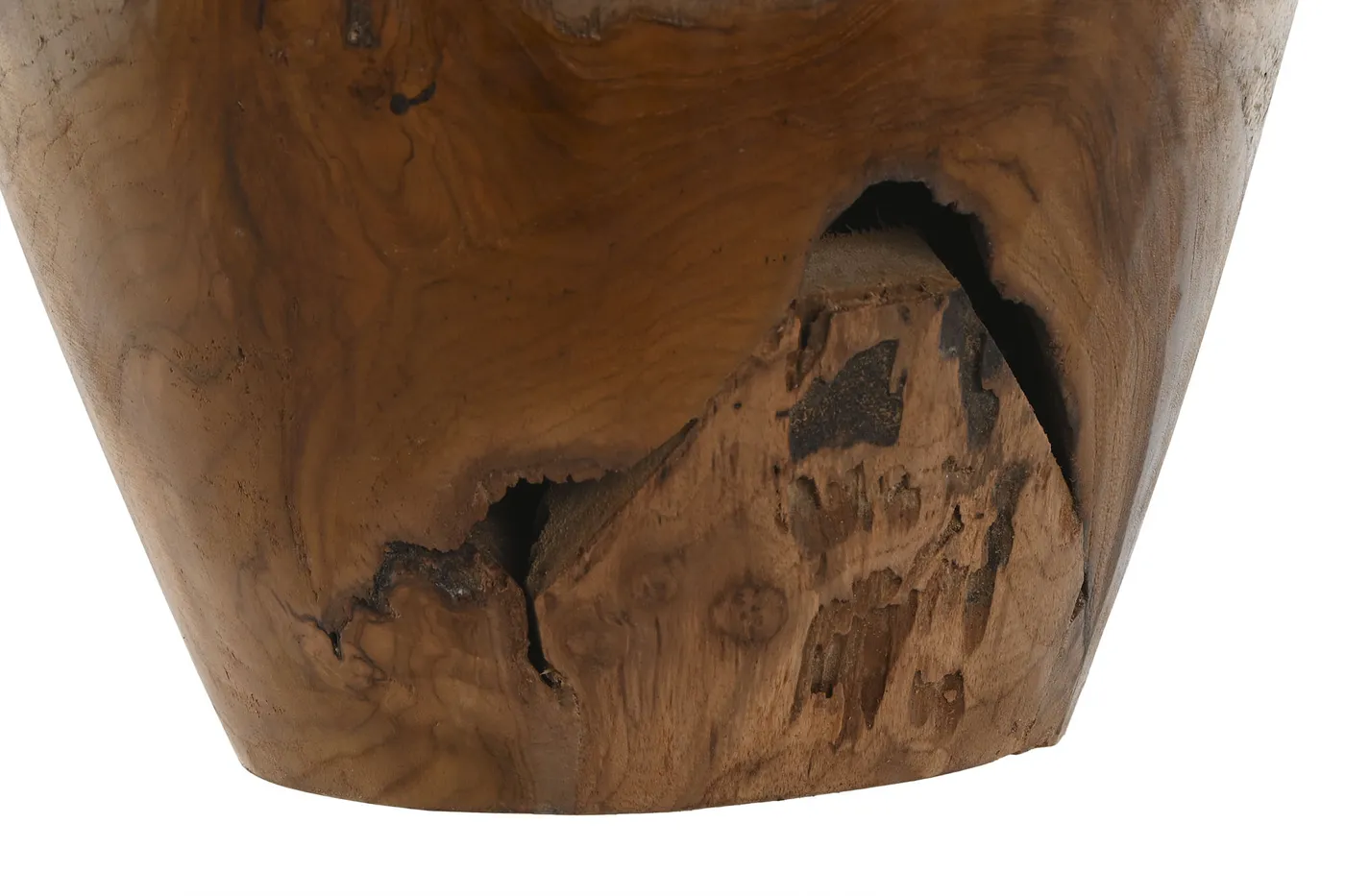Teak vase – natural — Photo 2