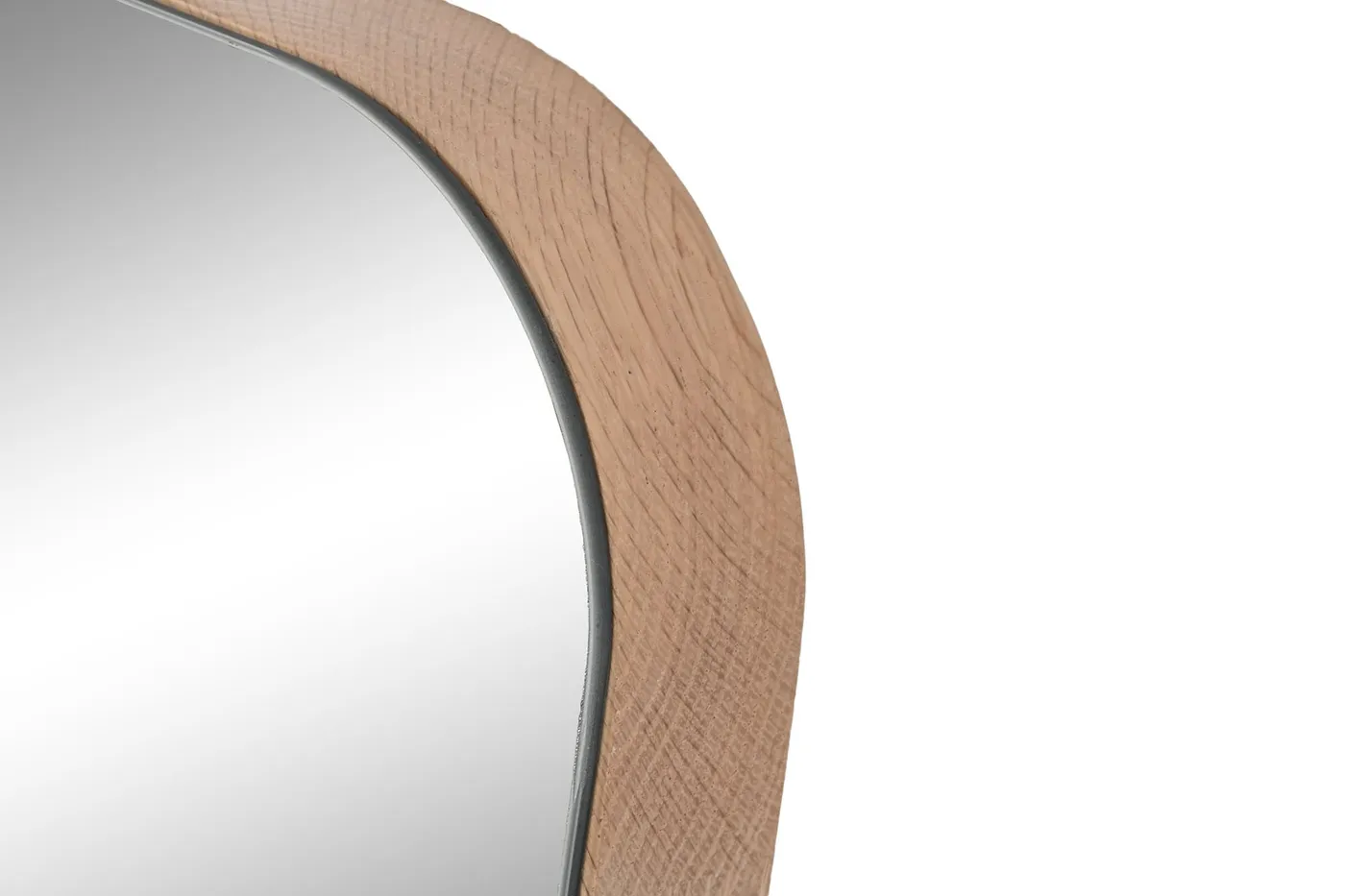 Oak mirror – natural — Photo 2