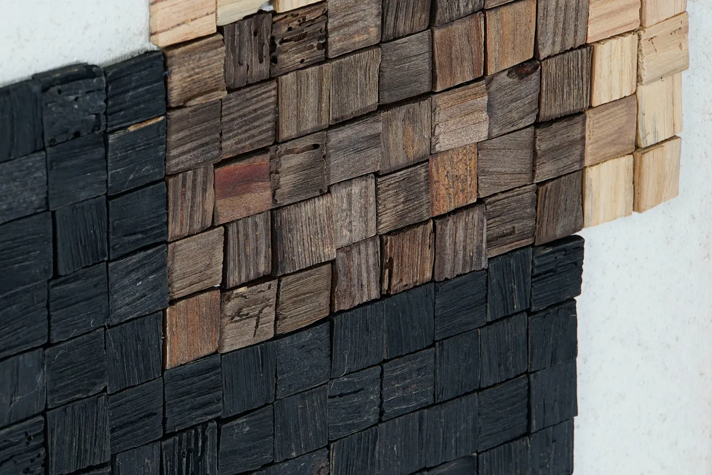 Wood recycled material wall art — Photo 2