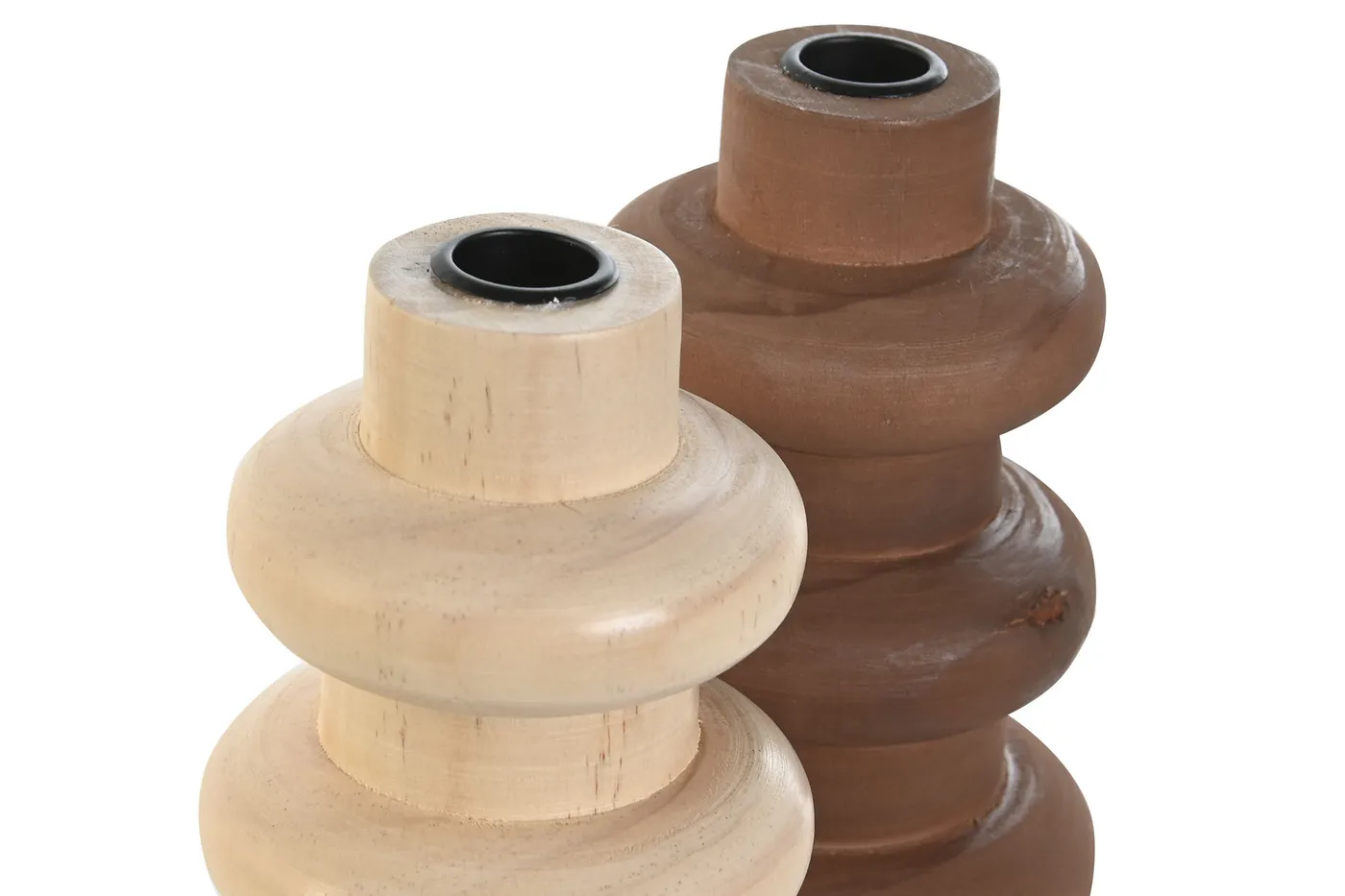 Candelabro de pino y metal natural (2 modelos) — Foto 2