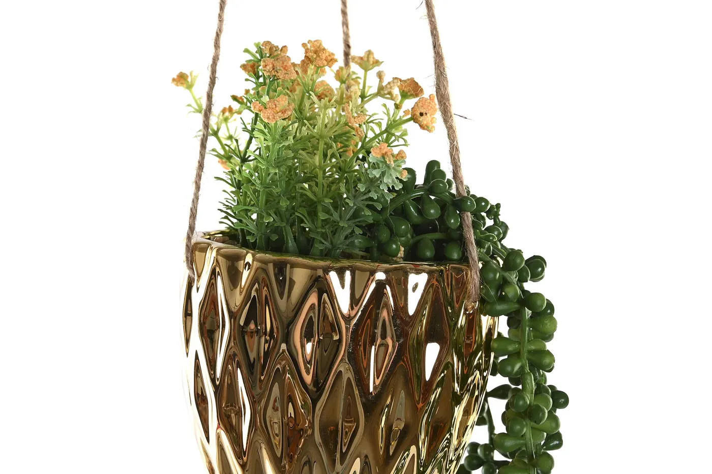 Hanging ceramic polyethylene artificial plant (2 designs) — Photo 2