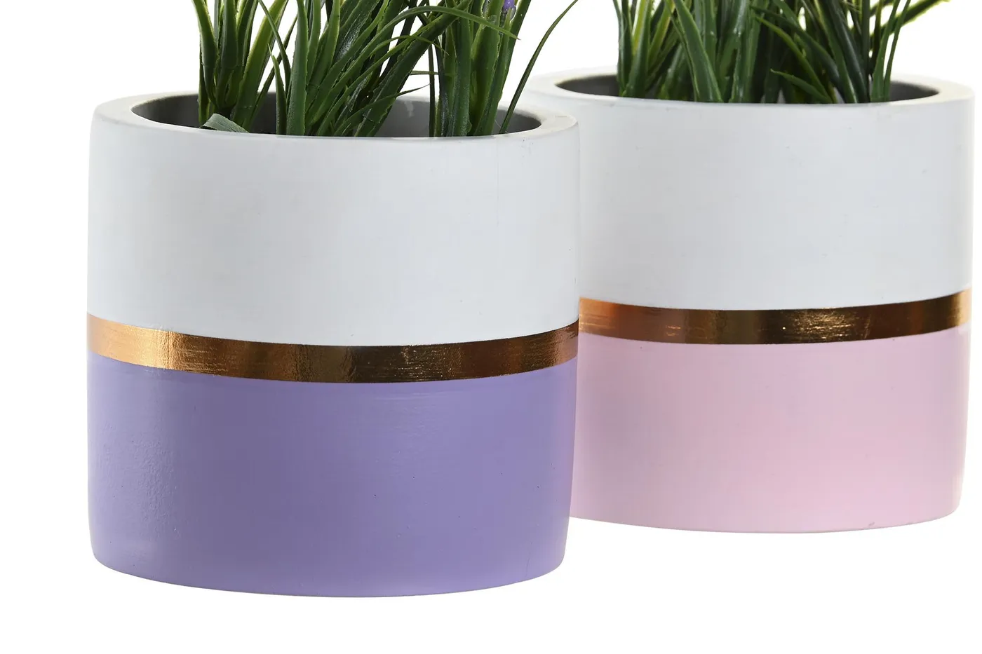 Lavender ceramic polyethylene artificial plant — Photo 2