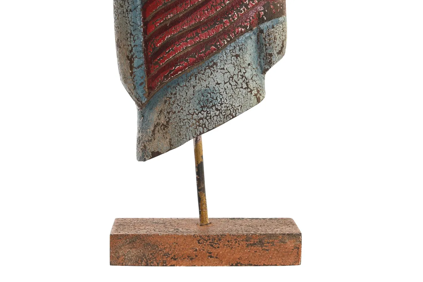 Mango wood iron figure Buddha (2 designs) — Photo 2