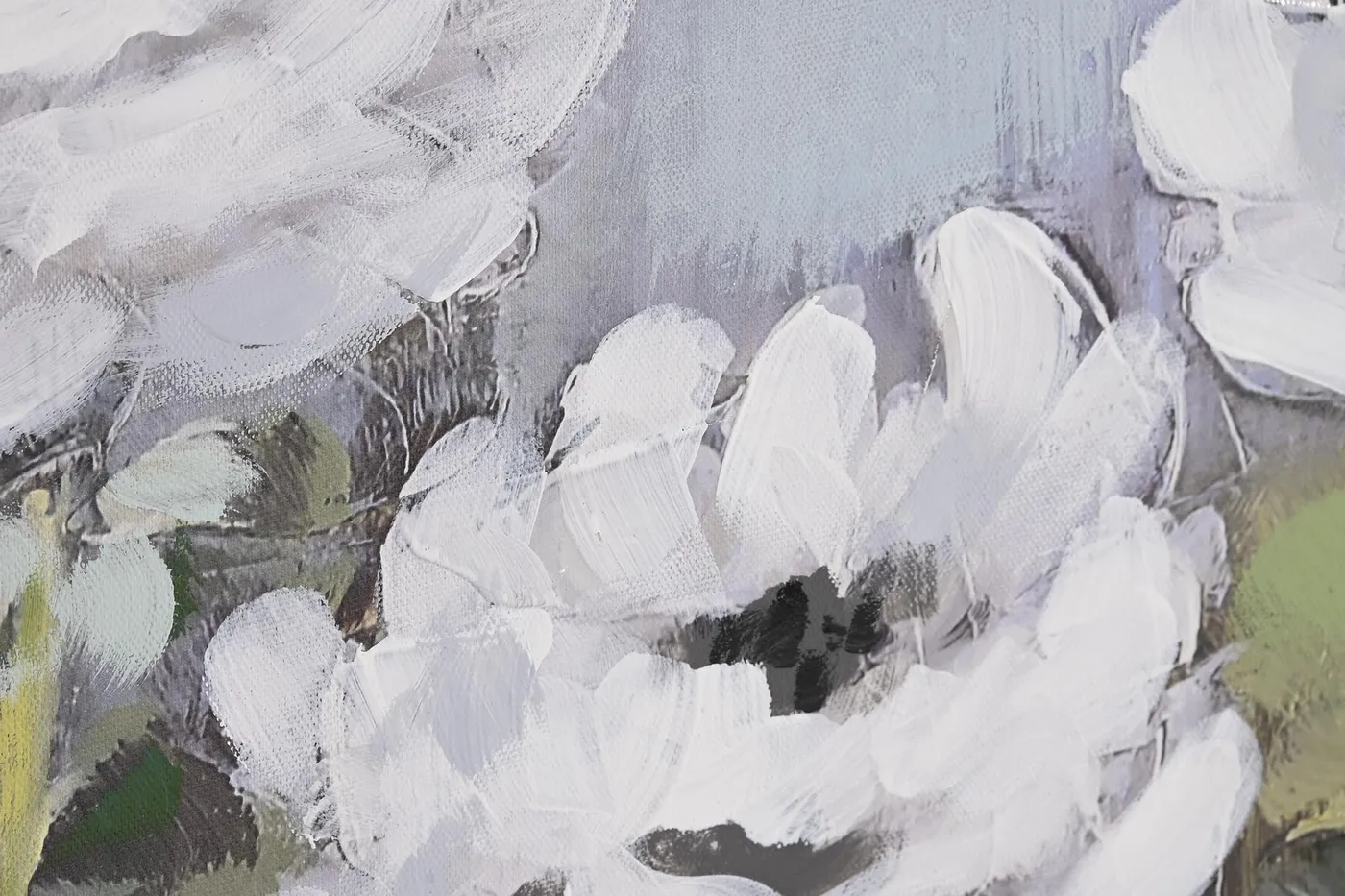 Schilderij canvas bloempot van grenen (2 modellen) — Foto 2