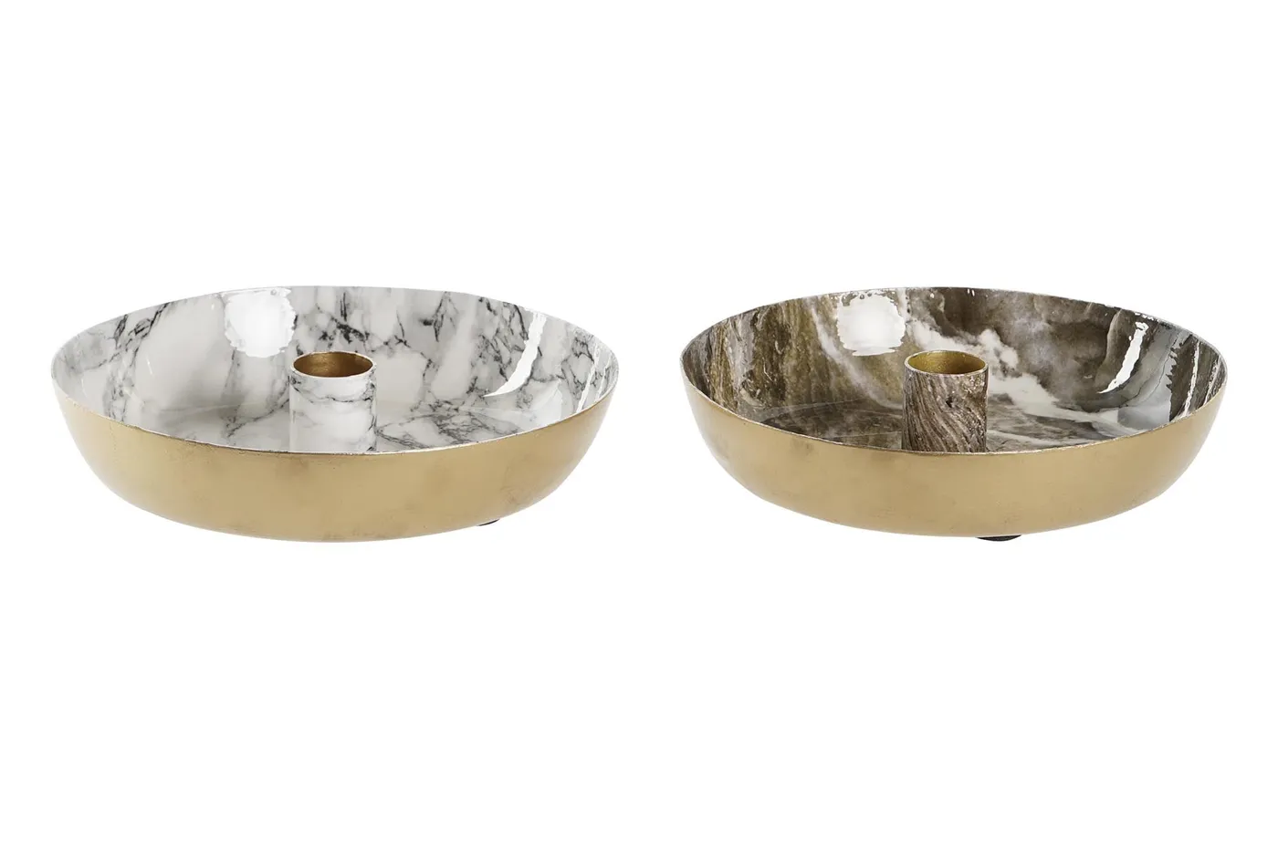 Metal marble candelabra (2 designs)