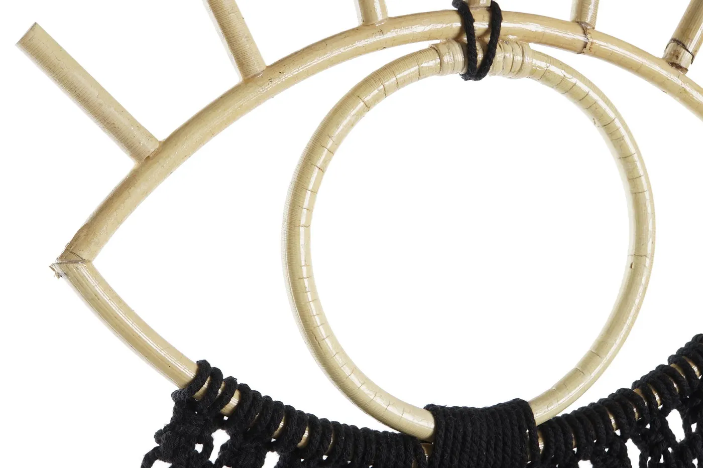 Hangende macramé decoratie van MDF — Foto 2