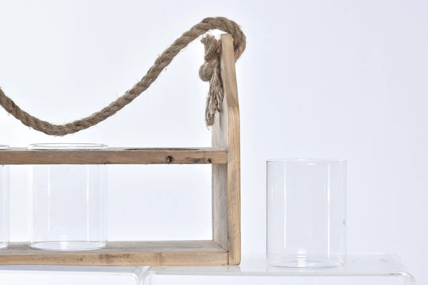 Glass paulownia rope vase — Photo 2