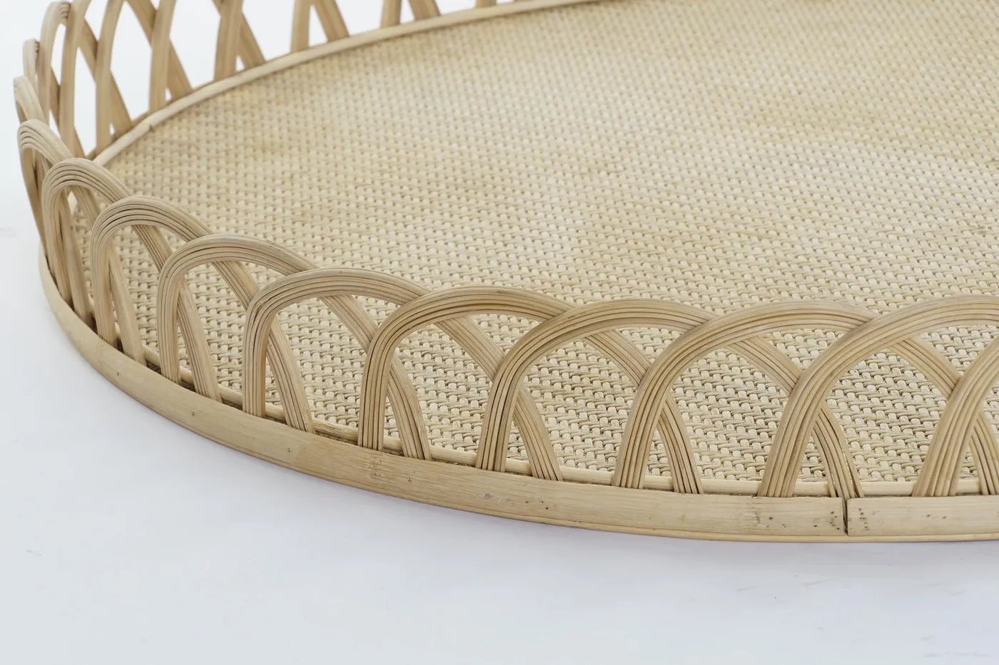 Set van 3 – tafel van bamboe naturel / bruin — Foto 2