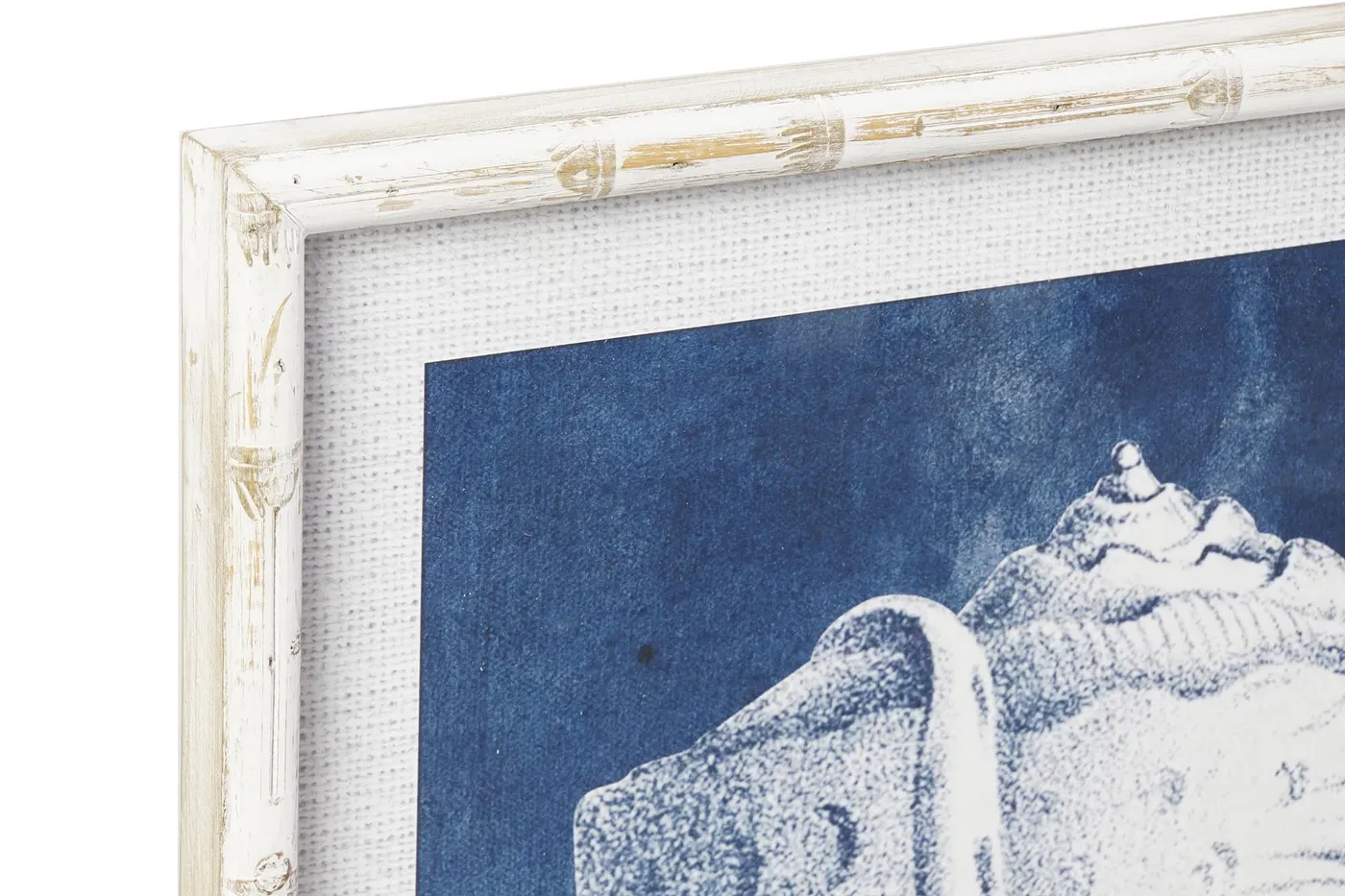 Glass bamboo wall art – navy (4 designs) — Photo 1