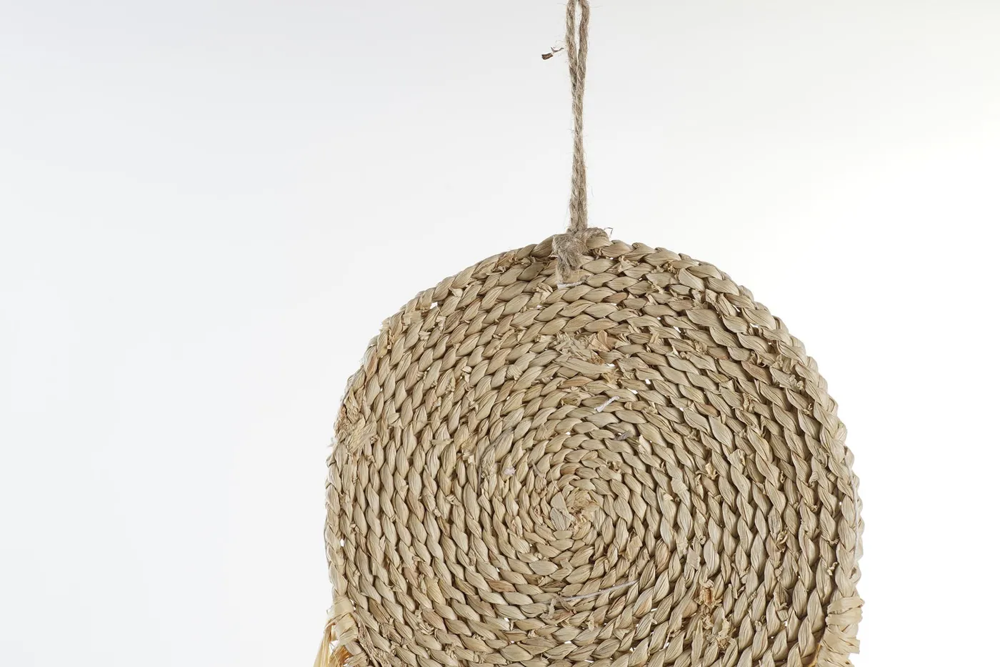 Hangende decoratie van raffia naturel — Foto 2