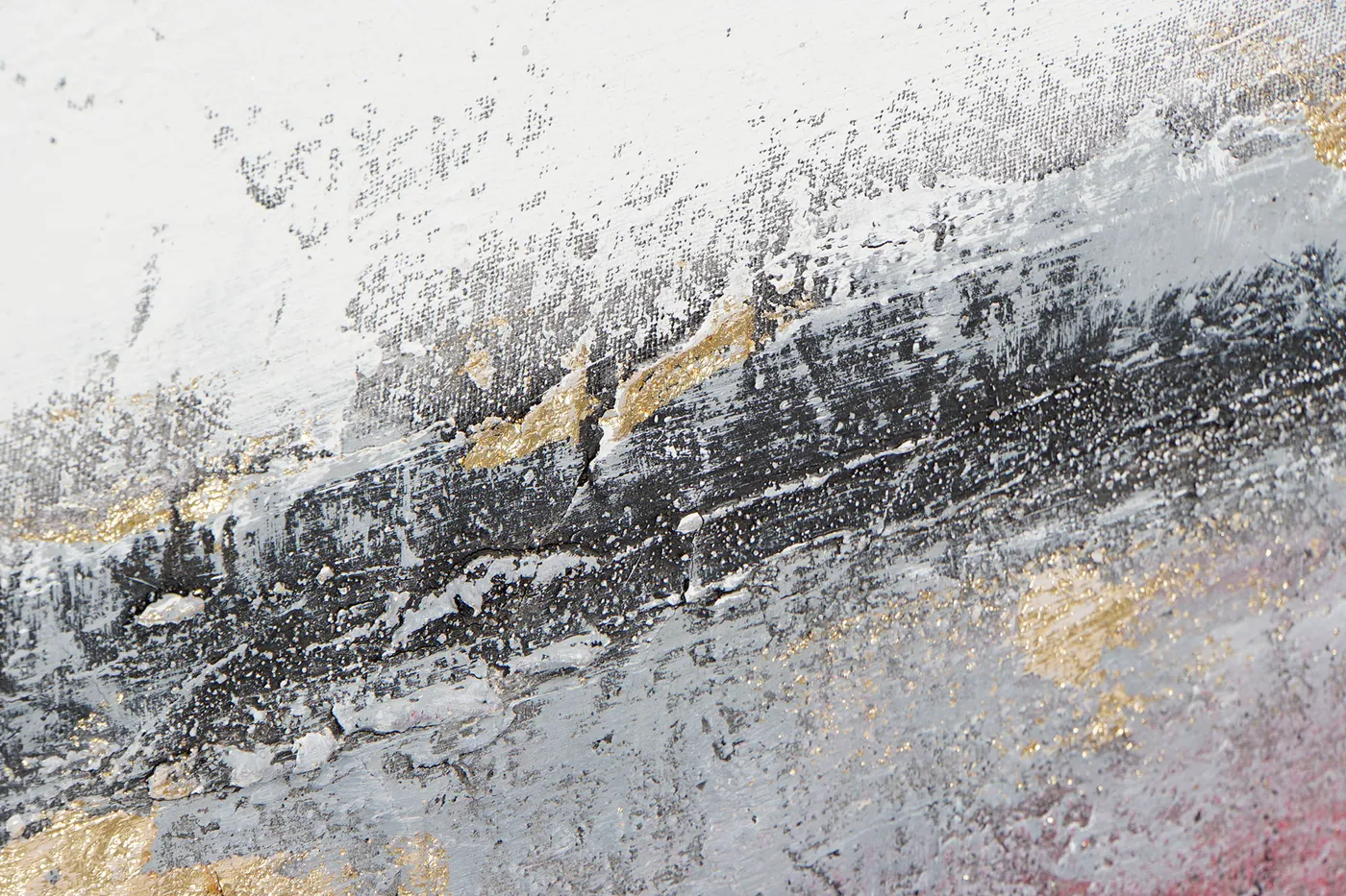 Abstract schilderij canvas van grenen — Foto 2